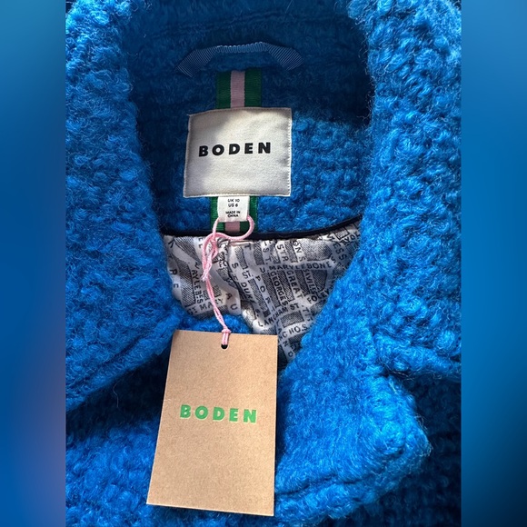 Boden Carlisle Textured Coat
Cobalt Blue Size US-6 UK-10 NWT - Picture 7 of 8